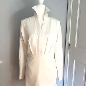 Women’s white shirt dress medium by Lea & Viola